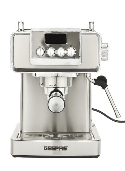 Buy Espresso Coffee Machine With 20 Bar High Pressure ULKA Pump And Frothing Function 1.8 L 1465 W GCM41520 Silver in Saudi Arabia