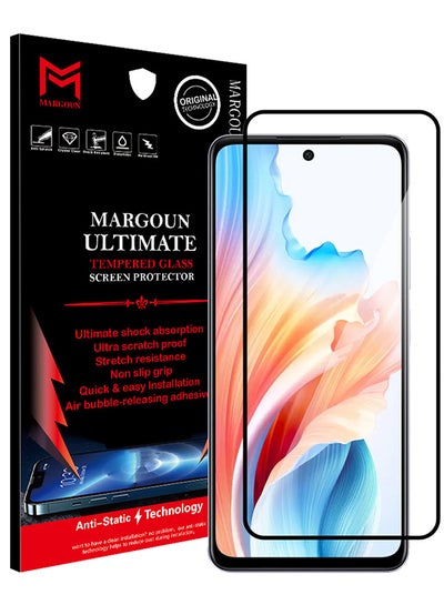 Buy Oppo A2 Screen Protector 9H Hardness Scratch Resistance Screen Protector Touch Sensitive Case Friendly Tempered Glass Film Clear in UAE