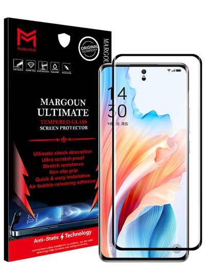 اشتري Oppo A2 Pro Screen Protector 9H Hardness Scratch Resistance Screen Protector Touch Sensitive Case Friendly Tempered Glass Film Clear في الامارات