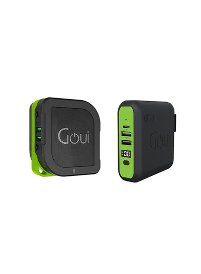 Buy Buyuni Wall Charger- Power 5200mAh + Speaker Mbala Wall Charger- Power 8000mAh Wireless Black in Saudi Arabia