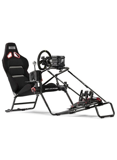 Buy GTLite Pro Racing Cockpits Foldable And Rollaway Design Entry-Level DD Wheelbases Up To 13 Nm Shifter Support Included Foam-Padded Backrest in UAE