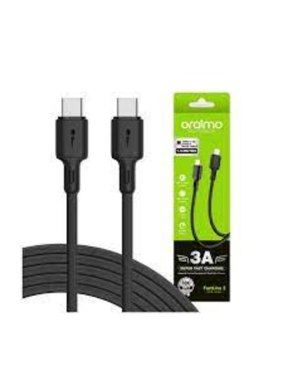 Buy Cable OCD-154CC FastLine Type-C Super Fast Charging Data Black in Egypt