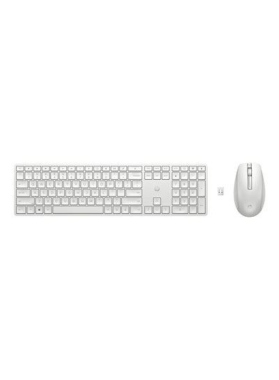 Buy 650 - Set With Keyboard And Mouse - Wireless - 2.4 GHz White in Saudi Arabia