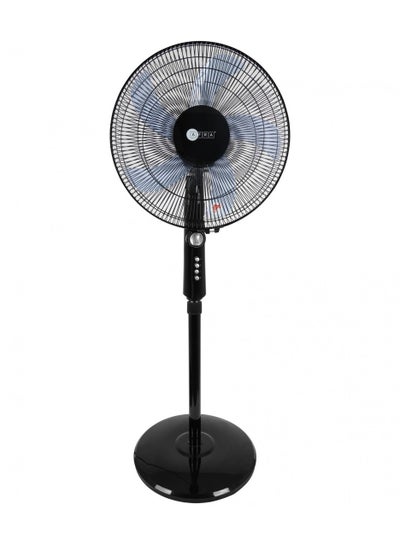 اشتري Japan Electric Stand Fan 60W Adjustable Height 5 Blades Black Gmark Esma Rohs And Cb Certified 2 Years Warranty 5.3 kg 60 W AF-1660BK Black في الامارات