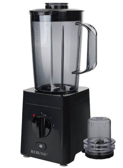 Buy Electric Blender And Spice Grinder 650 W RE-2-157Black Black in Saudi Arabia