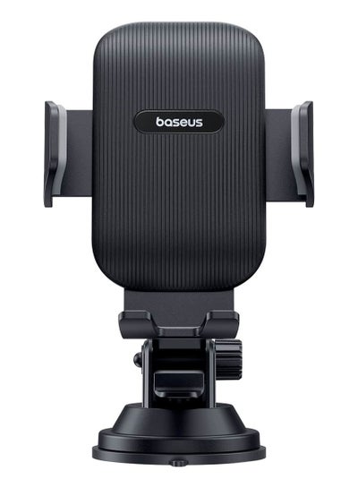 اشتري Baseus UltraControl Go Series Clamp-Type Phone Holder (Suction Cup Version) Cluster Black في مصر