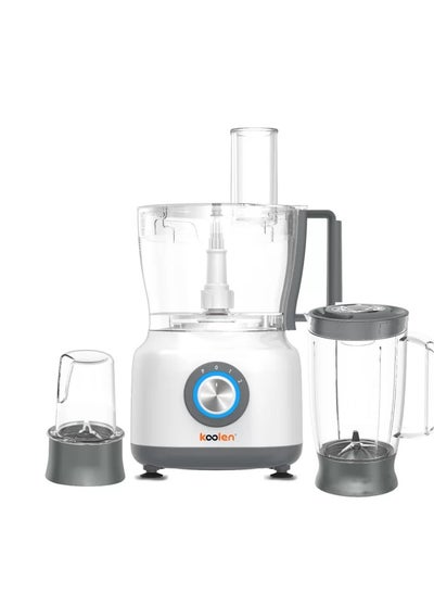 Buy Food Processor Multifunction 800 W 801102005 White in Saudi Arabia