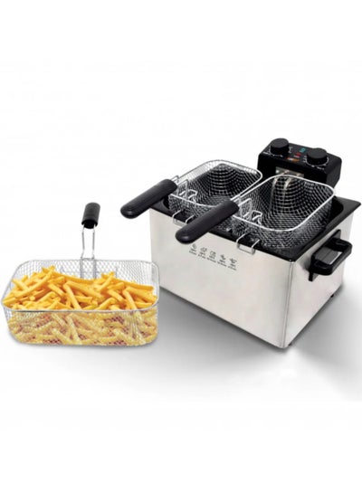 Buy Deep Fryer 5 L 2000 W 816102012 Silver in Saudi Arabia