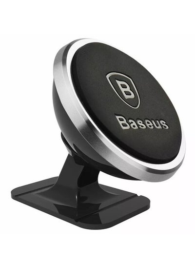Buy OS-Baseus 360° Adjustable Magnetic Phone Mount Silver in Egypt