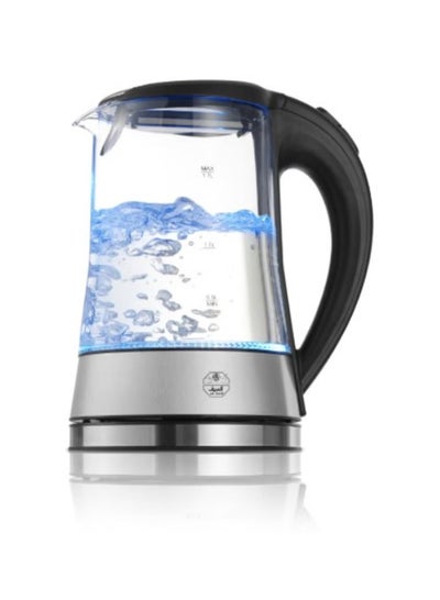 Buy Electric Kettle 1.7 L 2200 W AL7098 Clear/Black in Saudi Arabia