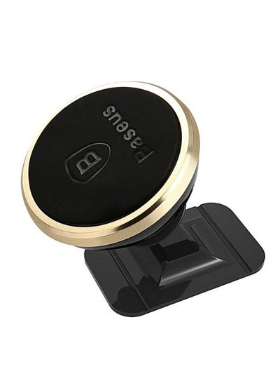 اشتري OS-Baseus 360° Adjustable Magnetic Phone Mount Gold في السعودية