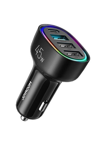 Buy Joyroom 4 Port 45W Car Charger Black in Egypt