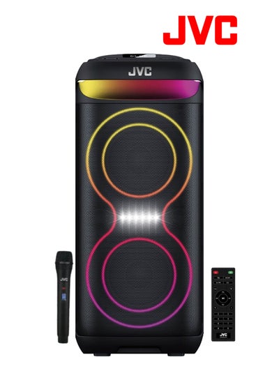 Buy Portable Party Speaker With bluetooth And Wireless Microphone 60W XS-N4213PB Black in UAE