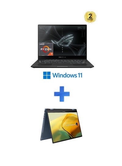 Buy 90NR0A21-M008F0 Laptop With 13.4-in Display Ryzen 7 6800H Processor 16gb RAM 512 gigabyte SSD Nvidia GeForce RTX 3050 Ti Graphics With ASUS Zenbook 14 Flip OLED UP3404VA-OLED007W Intel Core I7-1360P - 16GB - 512GB SSD Intel Iris Xe Graphics English/Arabic Black in Egypt