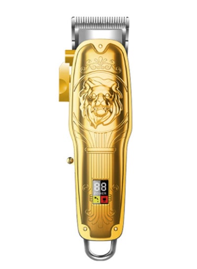 Buy Electric Hair Trimmer Cordless Shaver Barber Trimer Gold in Saudi Arabia