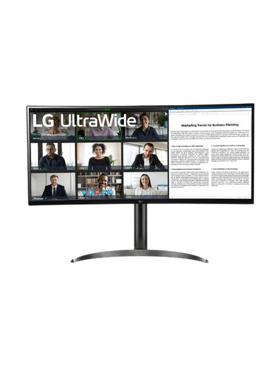 Buy UltraWide Curved Monitor 34" inch With WQHD HDR10 Display 100Hz Refresh Rate and USB Type-C Black in Saudi Arabia