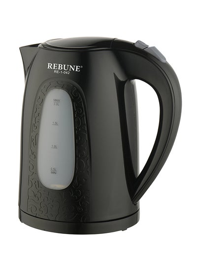 اشتري Plastic Electric Kettle 2 L 1850 W RE-1-042 Black في السعودية