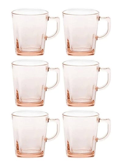 Buy 6 Pieces Carre Mug Set Pink in Egypt