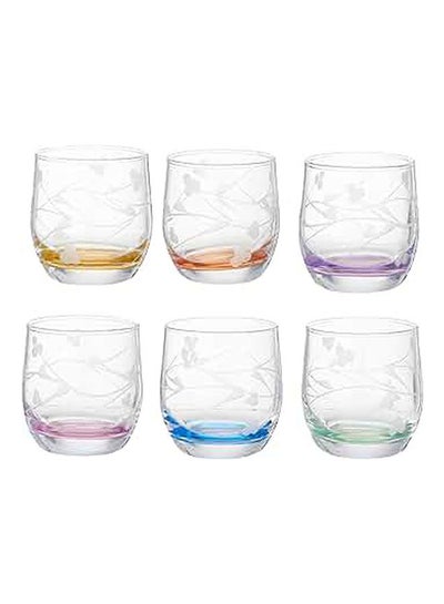 اشتري 6 Pieces Bolero Old Fashion Tumblers Set Multicolour في مصر