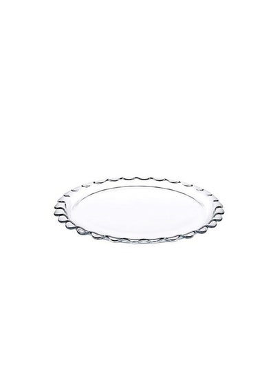 Buy Petite Patisserie Round Service Plate Clear 26cm in Egypt