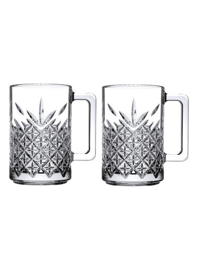 Buy 2 Pieces Timeless Mug Set Clear in Egypt