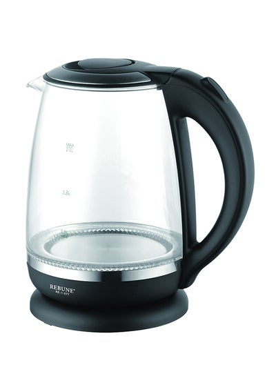 Buy Glass Electric Kettle 2 L 2200 W RE-1-077 Grey in Saudi Arabia