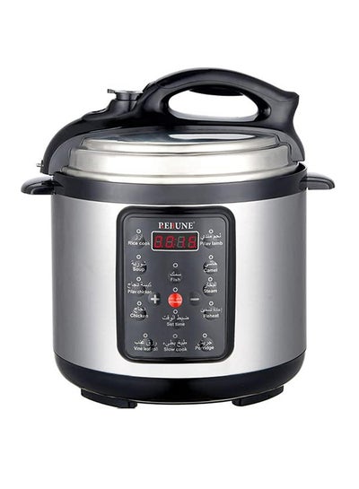 Buy Electric Pressure Cooker 12 L 1600 W RE-11-024 Silver in Saudi Arabia