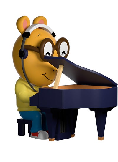 Buy Youtooz Mix Tape Arthur Vinyl Figure, 4.5" Youtooz Arthur Playing Piano, Detailed Youtooz Arthur Figure - Youtooz Arthur Collection Based on Cartoon TV Show in UAE