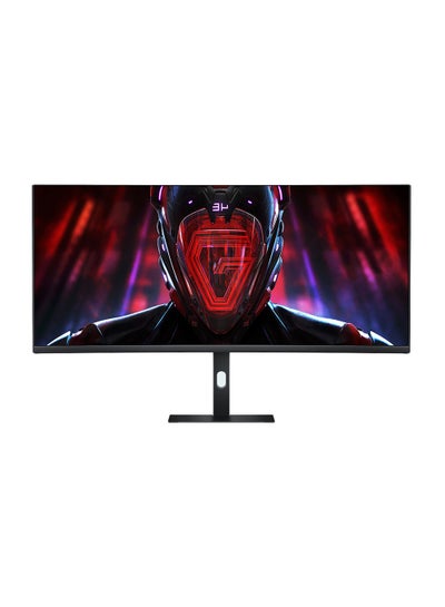 Buy 34 inch MI Curved Gaming Monitor (G34WQ) 1ms Fast Response 21:9 180Hz High Refresh Rate 1500R Curvature WQHD 3440x1440 Resolution sRGB Wide Colour Gamut Free-Sync (DP x2, HDMI x2, Audio Port x1, DC IN x1) Black in UAE