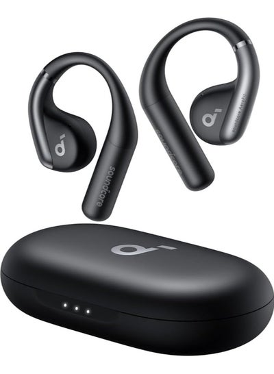 اشتري Anker, AeroFit Open-Ear Headphones, Ultra Comfort, Snug Fit, Ergonomic Ear Hook, Balanced Sound, IPX7 Waterproof, 42H Playtime, Bluetooth 5.3, App Control, Clear Calls, Wireless Earbuds Black في الامارات