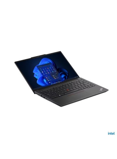 اشتري ThinkPad E14 Gen 5 Laptop With 14-inch WUXGA (1920x1200) IPS Display, Intel Core i7-1355U Processor/8GB RAM DDR4/ SSD M.2/DOS (Without Windows)/Intel Irix Xe Graphics/ English/Arabic Graphite Black في السعودية