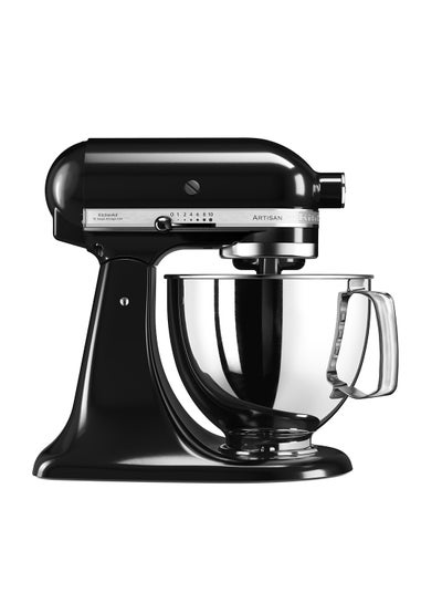 Buy Artisan Tilt-Head Stand Mixer 4.8 L 300 W 5KSM125BOB Onyx Black in UAE