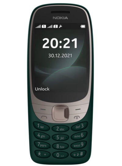 Buy Mobile 6310 Green Color Dual Sim 4G in UAE