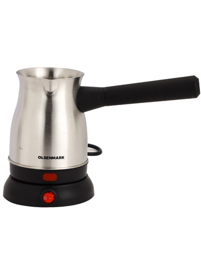 Buy Electric Kettle 360 Degree Rotation Base with Safety Cut Off, Perfect for Boiling Water, Milk, Tea, Overheat Protection, Dry Boil Protection 500 ml 600 W OMK7024 SILVER AND BLACK in UAE