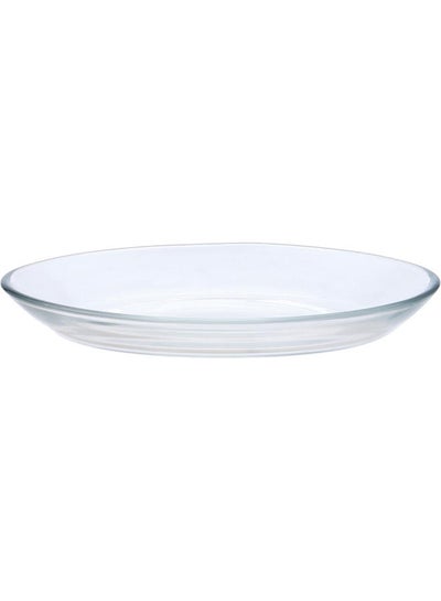 Buy Serve Plate Oval Clear 15cm in Egypt