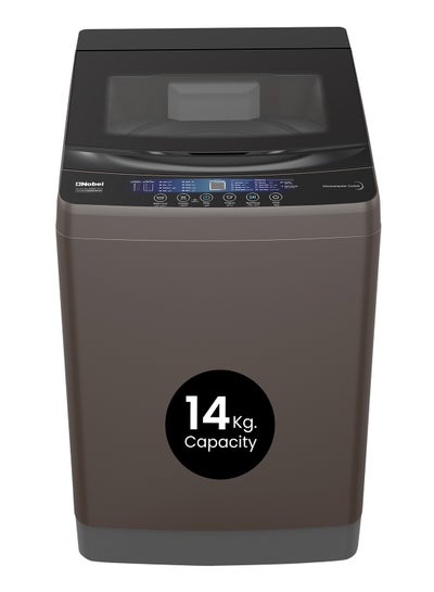 Buy 14 Kg Capacity Washing Machine, Electronic Control, LED Digital Display, 10 Programs, Aluminum Motor, Stainless Steel Drum, Energy-efficient 3-Star Rating 14 kg NWM1600 Grey in UAE