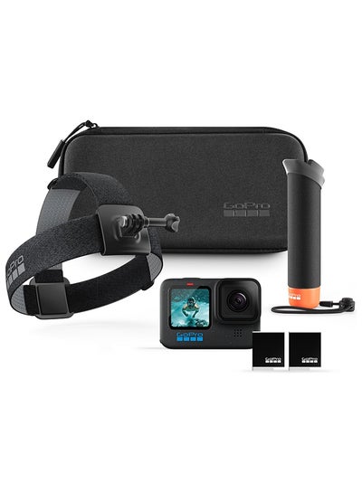 Buy HERO12 Black + Accessories Bundle, Includes Handler + Head Strap 2.0 + Enduro Battery + Carrying Case in UAE