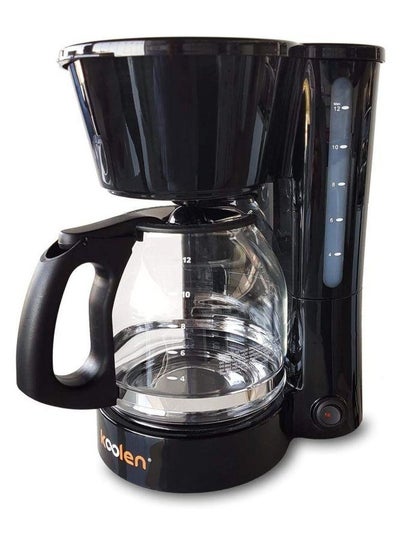 اشتري Coffee Maker Digital With Filter 1.8 L 900 W 800100007 Black في السعودية