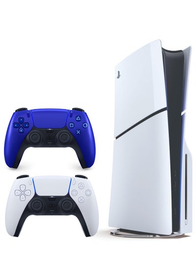 Buy PlayStation 5 Slim Disc Console With Extra Wireless Controller in Saudi Arabia