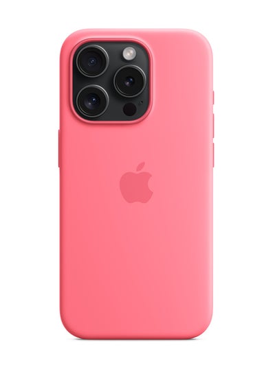 اشتري iPhone 15 Pro Max Silicone Case With MagSafe Pink في الامارات