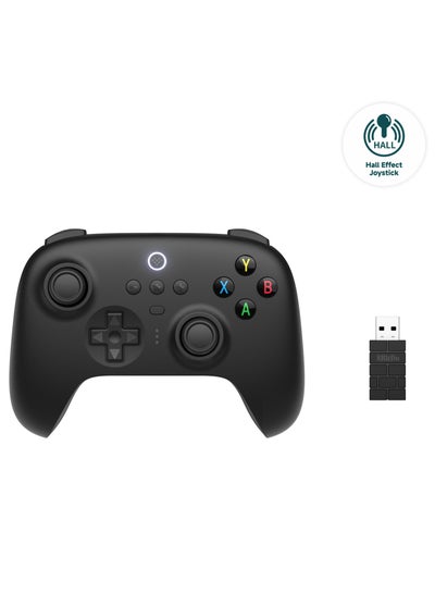 اشتري Ultimate 2.4G Wireless Controller Hall Effect Joystick Update Gaming Controller with Charging Dock for PC, Android, Steam Deck & Apple Black في السعودية