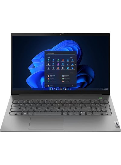 اشتري ThinkBook 15 Gen 4 Laptop With 15.6-Inch FHD Display, Core i7-1255U Processor/16GB RAM/1TB SSD/Intel Iris XE Graphics/Windows 11 Pro English Mineral Grey في الامارات