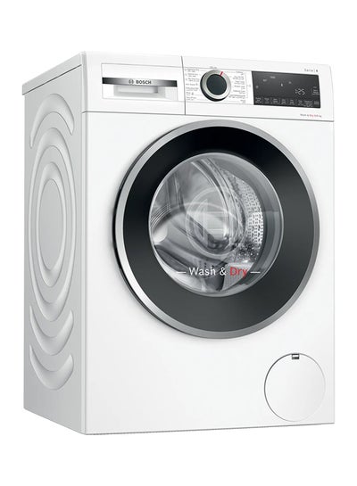 Buy Series 4 Washer Dryer 1400 rpm, 9/6kg, Push-Button, Aquastop, 1 Year Manufacturer Warranty 9 kg 1900 W WNA244X0GC White in UAE