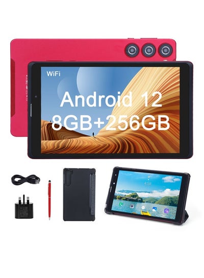 اشتري 8 Inch Android 12 Tablet 8Gb Ram+256Gb Rom 800*1280 IPS Screen With Protect Case, Keyboard CM835 في الامارات