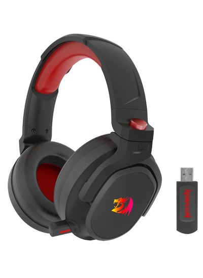 Buy Nomen Gaming Headset - 2.4Ghz Wireless (H838) Retractable Mic Design in Egypt