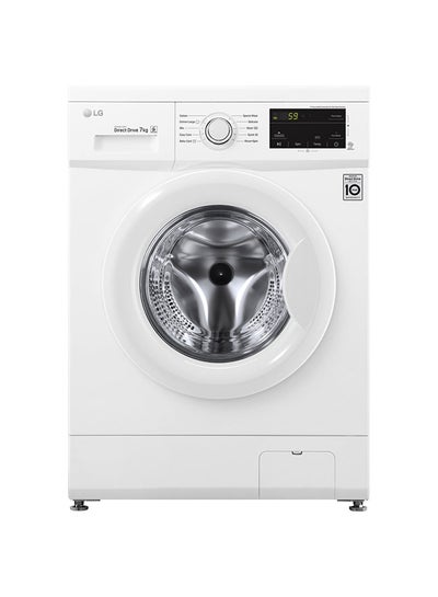 اشتري Front Load Washing Machine, 6 Motion Direct Drive Motor, Sleek Design, Smart Diagnosis™, 10 Years Warranty Of Motor 7 kg FH2J3QDNG0P White في الامارات