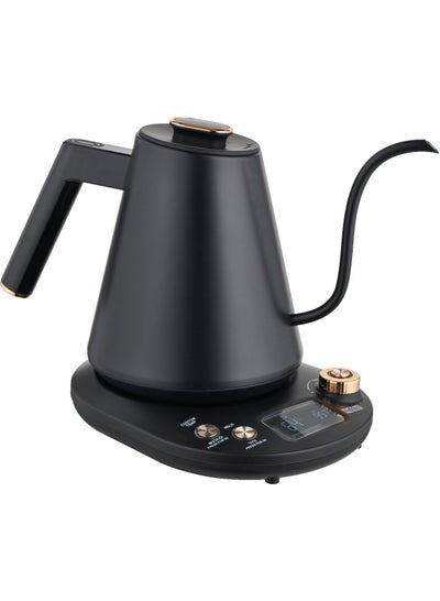 اشتري Electric Gooseneck Smart Kettle With Digital Display 1 L 1000 W 800102026 Black في السعودية