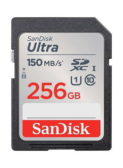 اشتري 256GB Ultra UHS I SD Card 150MB/s for DSLR and Mirrorless Cameras, 10Y Warranty - SDSDUNC-256G-GN6IN 256 GB في مصر