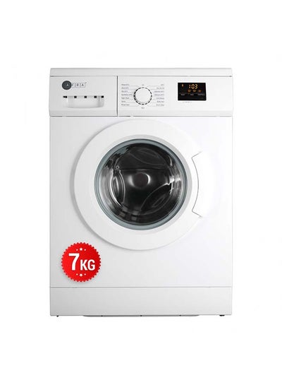 اشتري AFRA Japan Washing Machine, Front Loading, 7KG Capacity, 1200 RPM, LED Display, 15 Programs, Auto Balance Power Efficiency, G-MARK, ESMA, ROHS, and CB Certified, 2 years Warranty 7 kg 2100 W AF-7120WMWT White في الامارات