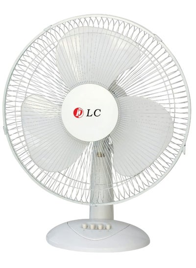 Buy Three-Speed Table Fan With Timer 1640T White in Saudi Arabia